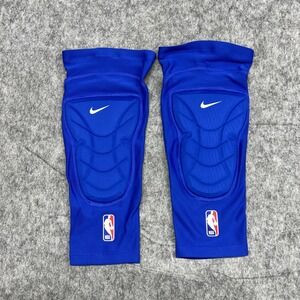 Nike Pro Padded Knee Sleeves Mens Blue XXL 2XL 3XL NBA Issued Basketball New